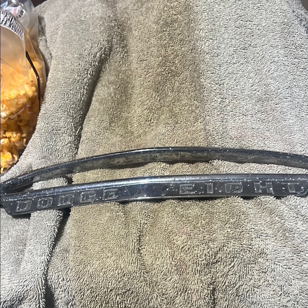 Vintage Chrome Dodge Eight Emblem